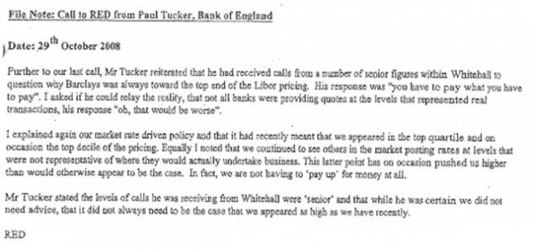 Call to RED from Tucker